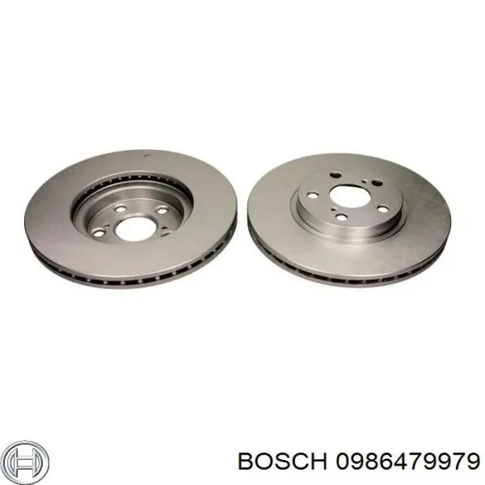 0986479979 Bosch диск гальмівний передній