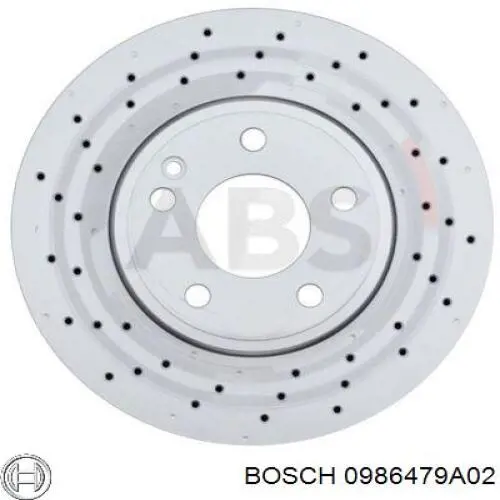 Диск гальмівний передній Bosch 0986479A02