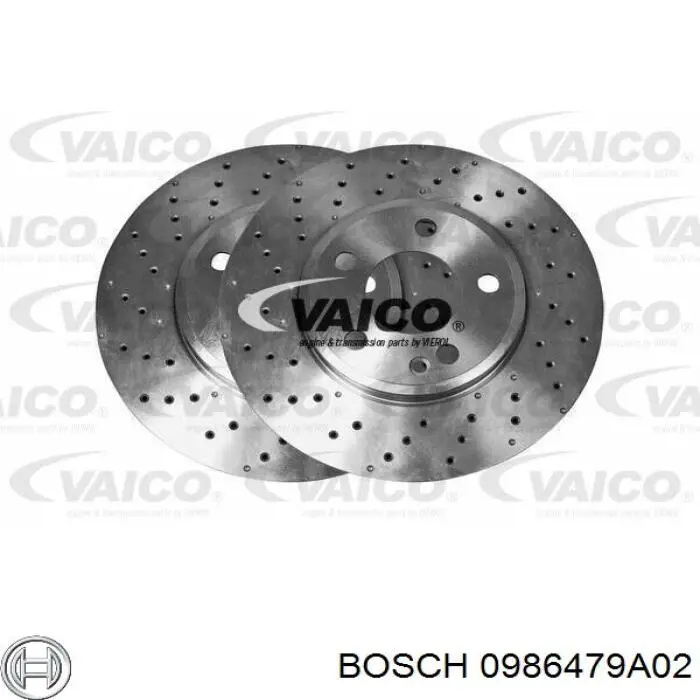 0986479A02 Bosch Гальмо дискове переднє