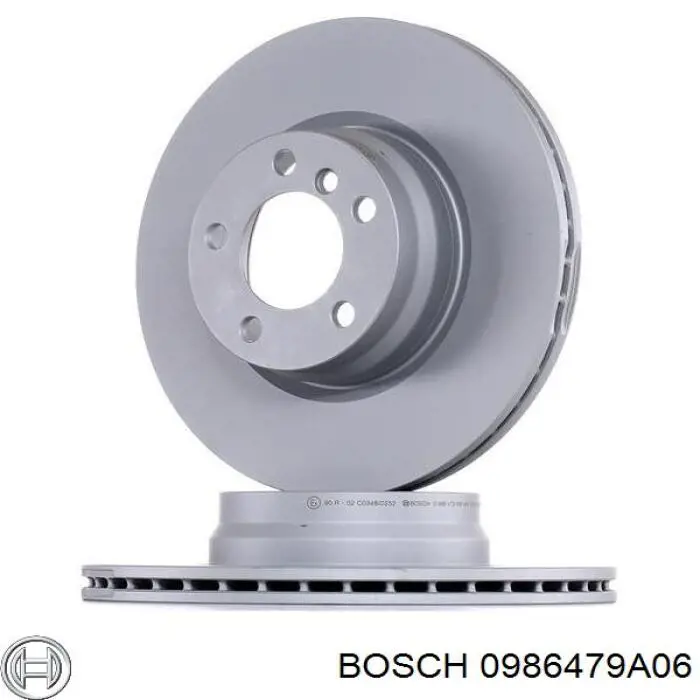 0986479A06 Bosch диск гальмівний передній