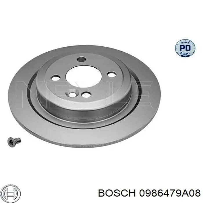Задні дискові гальма Bosch 0986479A08 ціна, від 23.62 USD
