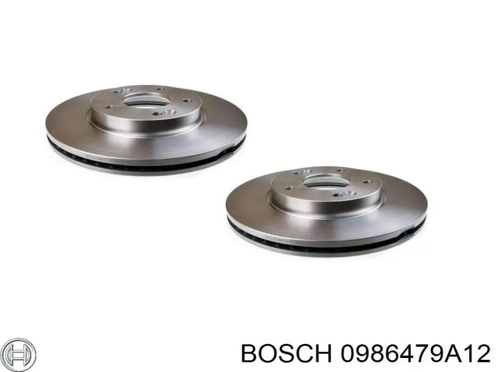 Гальмівні диски передні 0986479A12 Bosch