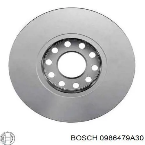 Диск переднього гальма Bosch 0986479A30 ціна, від 38.83 USD