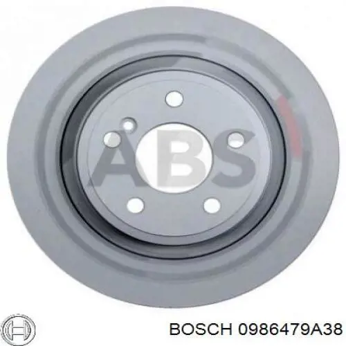 0986479A38 Bosch Дискові гальма