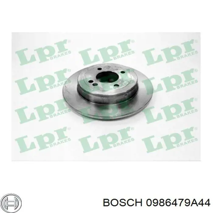 Гальмівні диски 0986479A44 Bosch