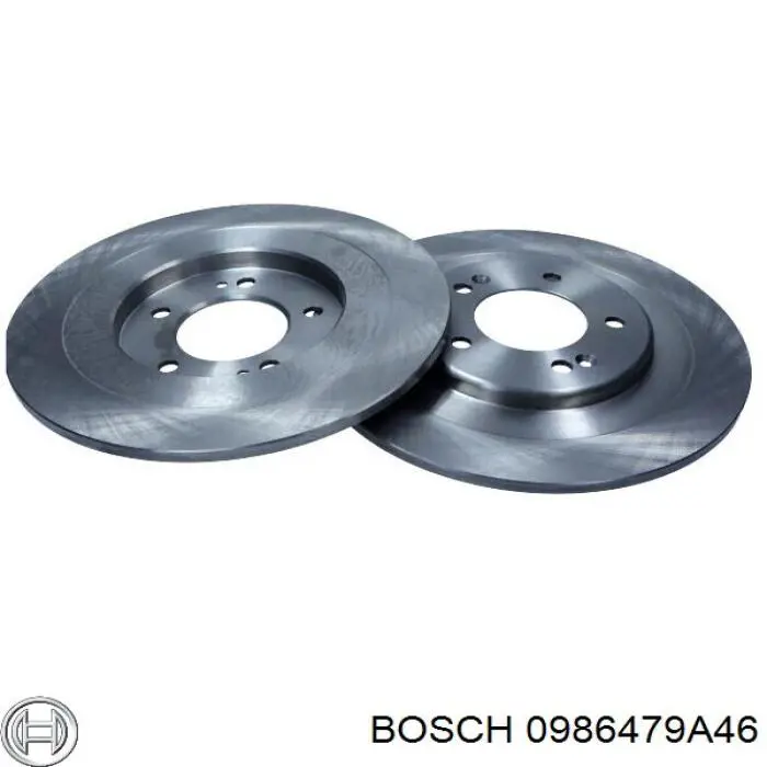 Диск гальмівний задній 0986479A46 Bosch