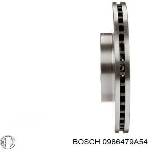 0986479A54 Bosch диск гальмівний передній