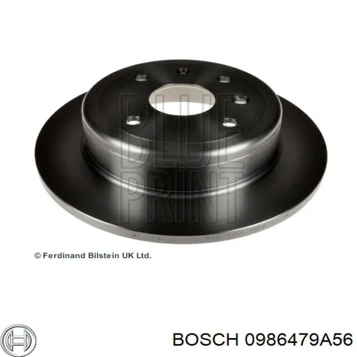 0986479A56 Bosch диск гальмівний задній