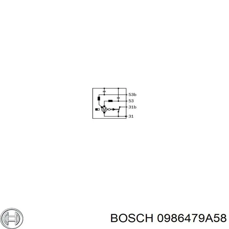 Диск переднього гальма Bosch 0986479A58 ціна, від 48.50 USD