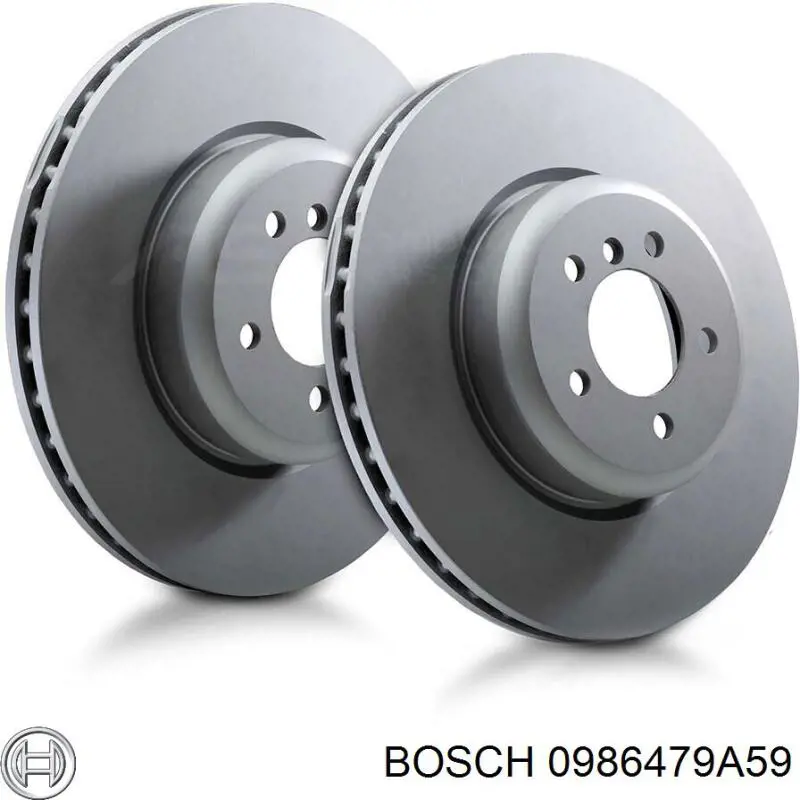 Диск гальмівний передній Bosch 0986479A59