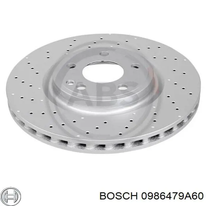 Гальмівні диски передні 0986479A60 Bosch