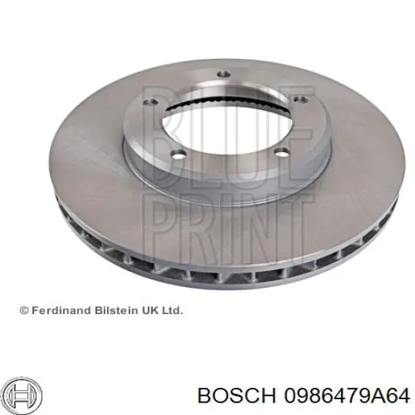 0986479A64 Bosch Гальмо дискове переднє