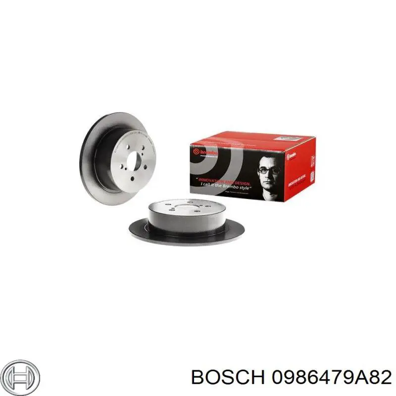 Диск гальмівний задній Bosch 0986479A82
