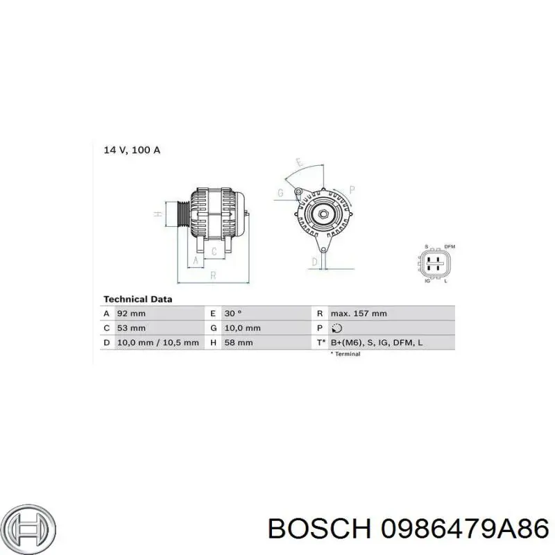 Гальмівні диски передні 0986479A86 Bosch