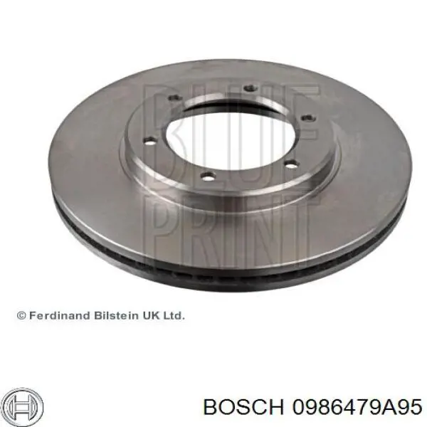 Гальмівні диски передні 0986479A95 Bosch