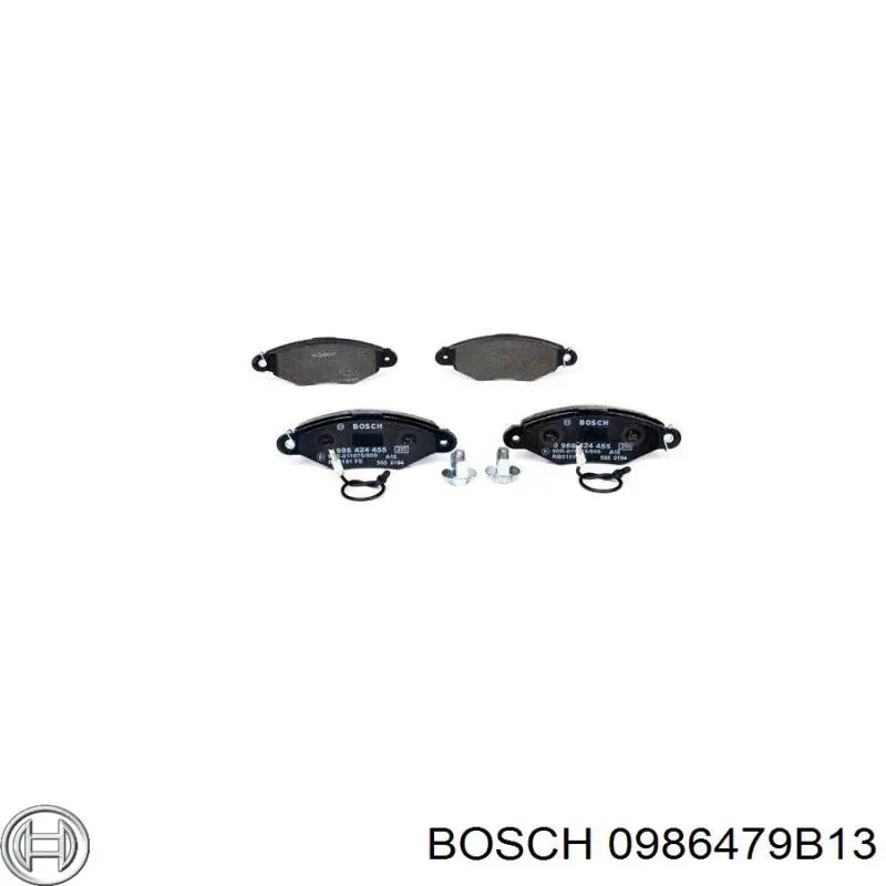 Гальмівні диски передні 0986479B13 Bosch