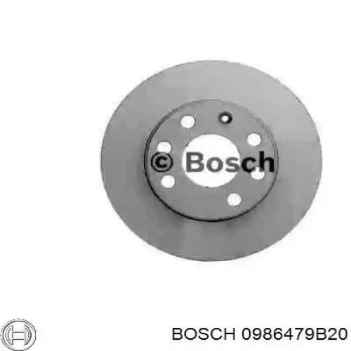 0986479B20 Bosch диск гальмівний передній