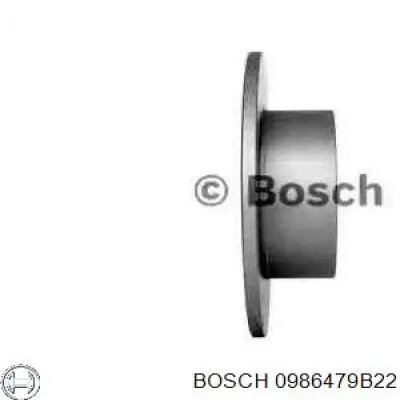Гальмівні диски 0986479B22 Bosch