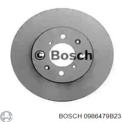 0986479B23 Bosch диск гальмівний передній