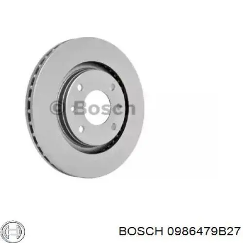 0986479B27 Bosch диск гальмівний передній