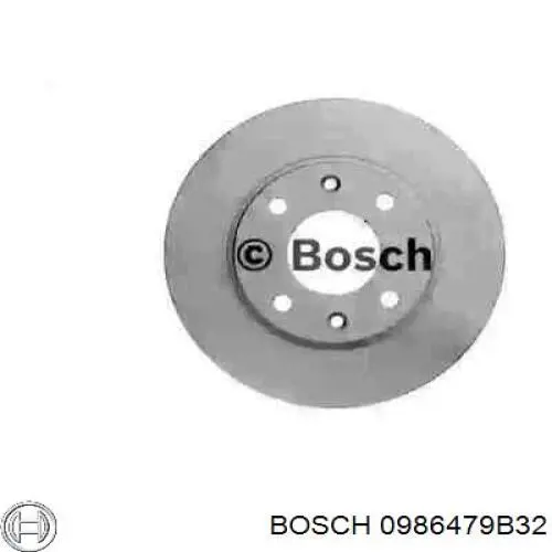 0986479B32 Bosch диск гальмівний передній