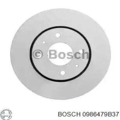 0986479B37 Bosch диск гальмівний передній