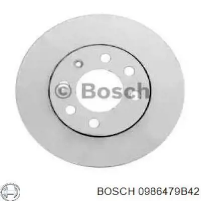 0986479B42 Bosch диск гальмівний передній