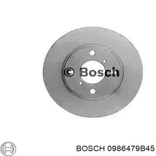0986479B45 Bosch диск гальмівний передній