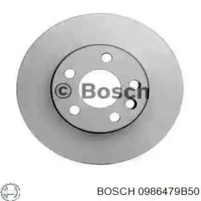 0986479B50 Bosch диск гальмівний передній