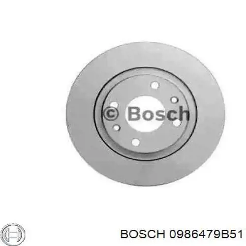 0986479B51 Bosch диск гальмівний передній