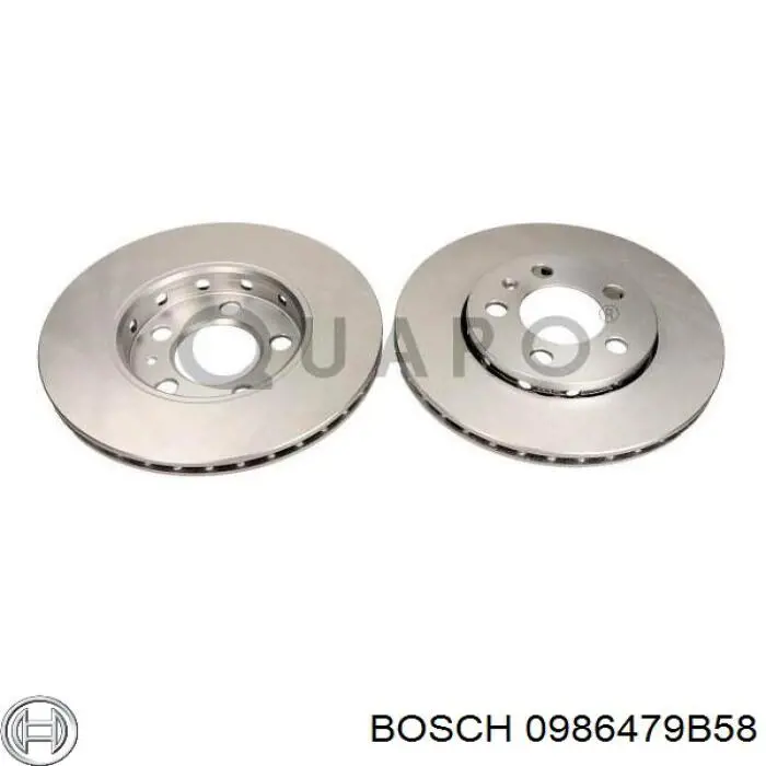 Купити 0986479B58 Bosch Ротор гальмівний
