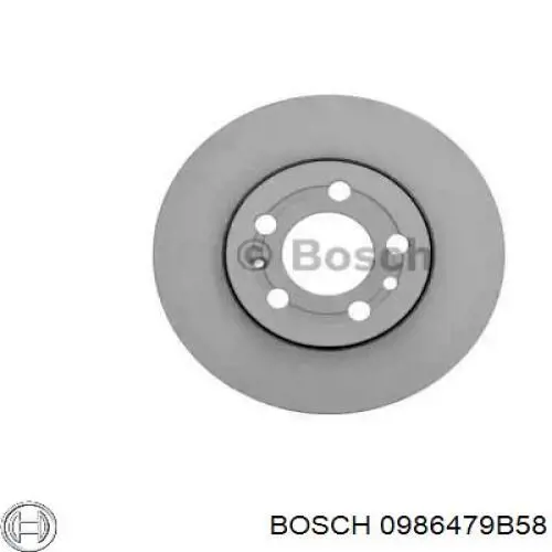 0986479B58 Bosch диск гальмівний передній