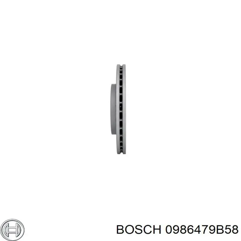 Гальмівні диски передні 0986479B58 Bosch