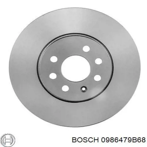0986479B68 Bosch диск гальмівний передній