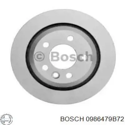 0986479B72 Bosch диск гальмівний задній