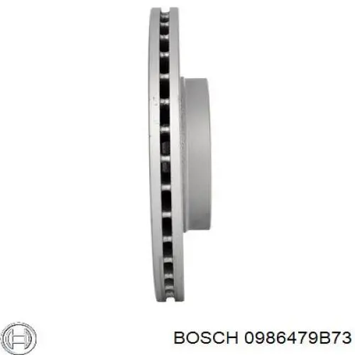 0986479B73 Bosch диск гальмівний передній