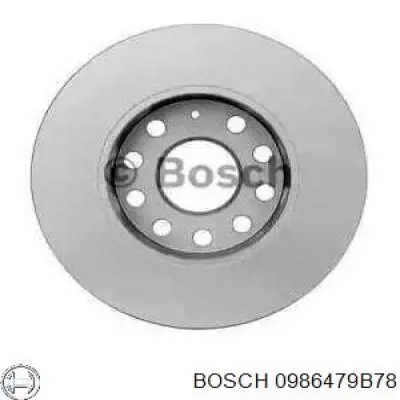 Купити 0986479B78 Bosch Диск заднього гальма
