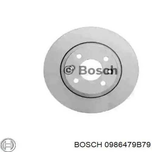 0986479B79 Bosch диск гальмівний передній
