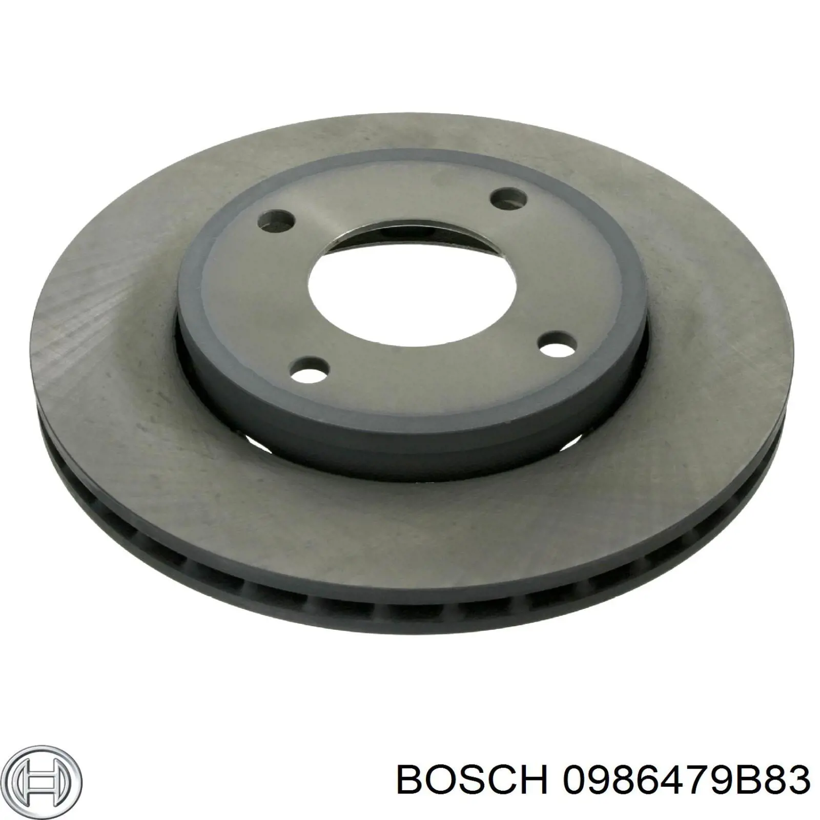 0986479B83 Bosch диск гальмівний передній