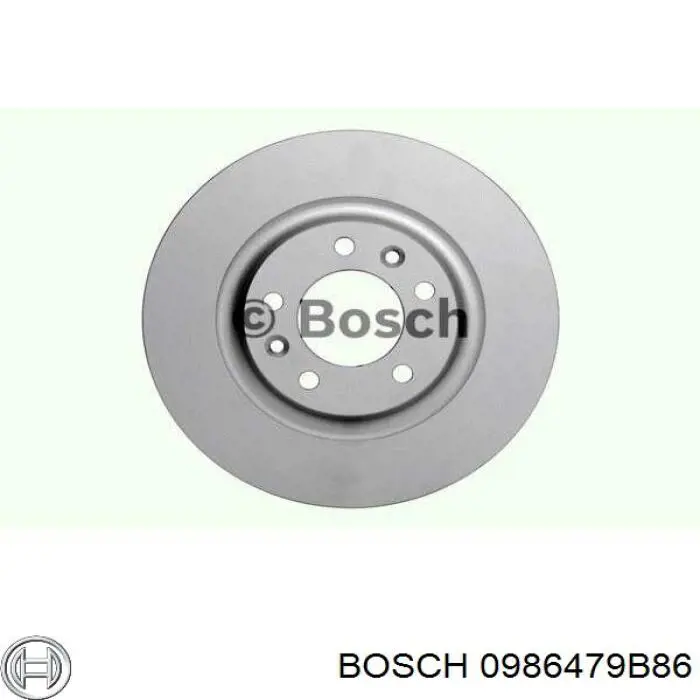 0986479B86 Bosch диск гальмівний задній