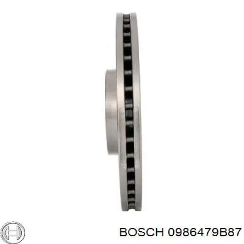 Гальмівні диски передні 0986479B87 Bosch