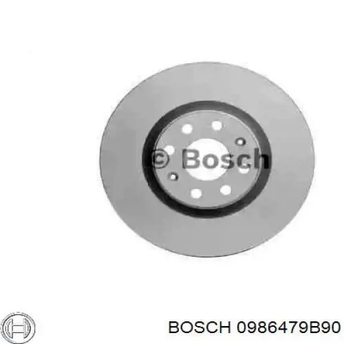0986479B90 Bosch диск гальмівний передній