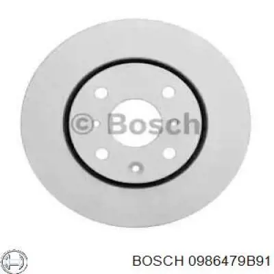 0986479B91 Bosch диск гальмівний передній