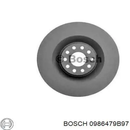 0986479B97 Bosch диск гальмівний передній