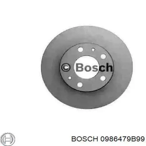 0986479B99 Bosch диск гальмівний передній