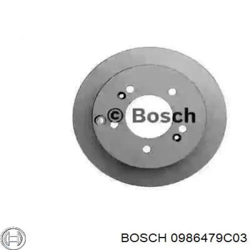 0986479C03 Bosch диск гальмівний задній