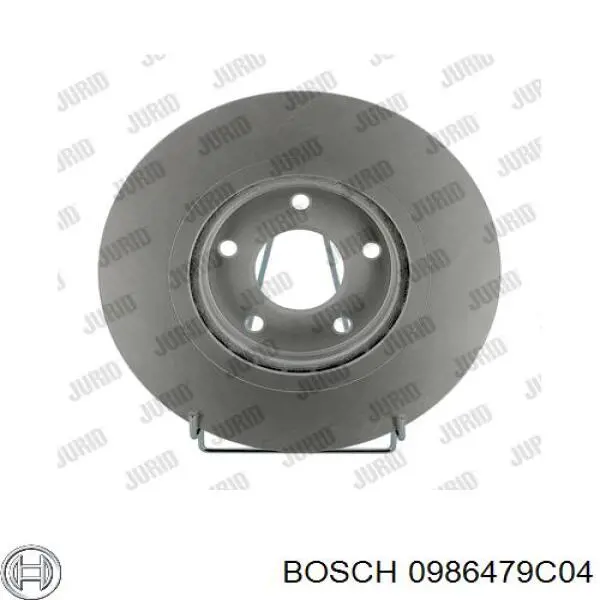 Гальмівні диски передні 0986479C04 Bosch