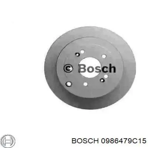0986479C15 Bosch диск гальмівний задній