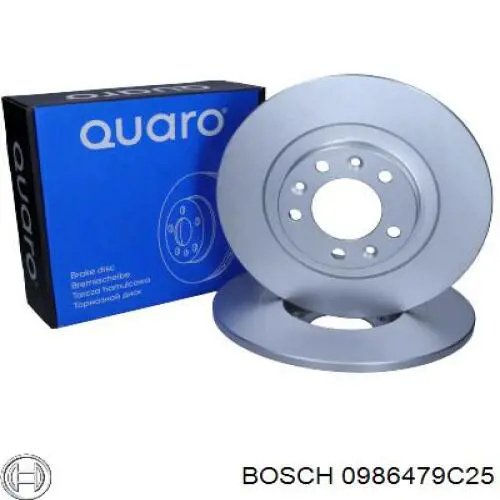 Гальмівні диски 0986479C25 Bosch