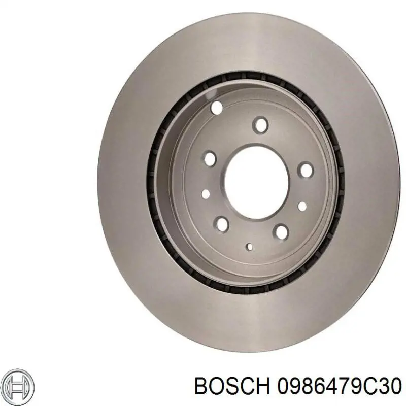 0986479C30 Bosch диск гальмівний задній